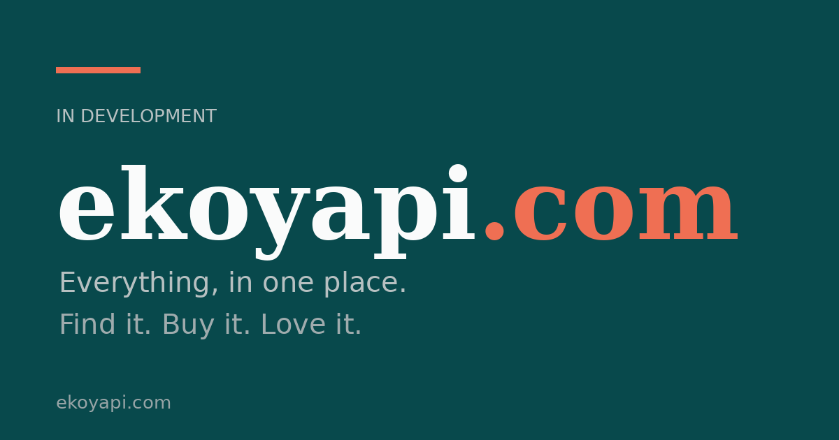 Link preview image for ekoyapi.com